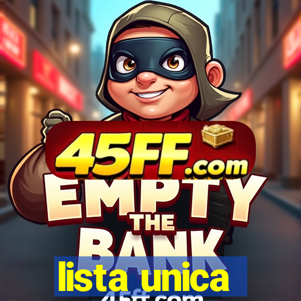 lista unica